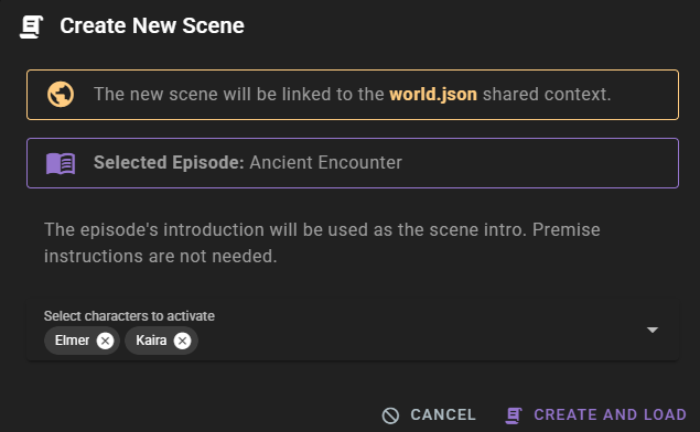 Episode Selected Chip