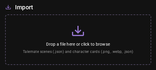 Drag and Drop Upload Area